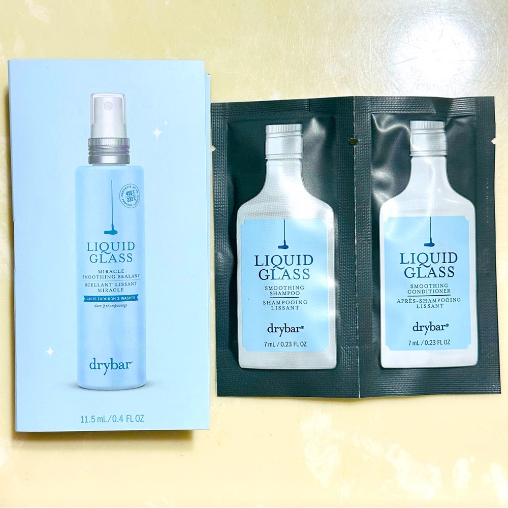 Drybar: Liquid Glass Smoothing Shampoo•Conditioner•Sealant [Travel Size]